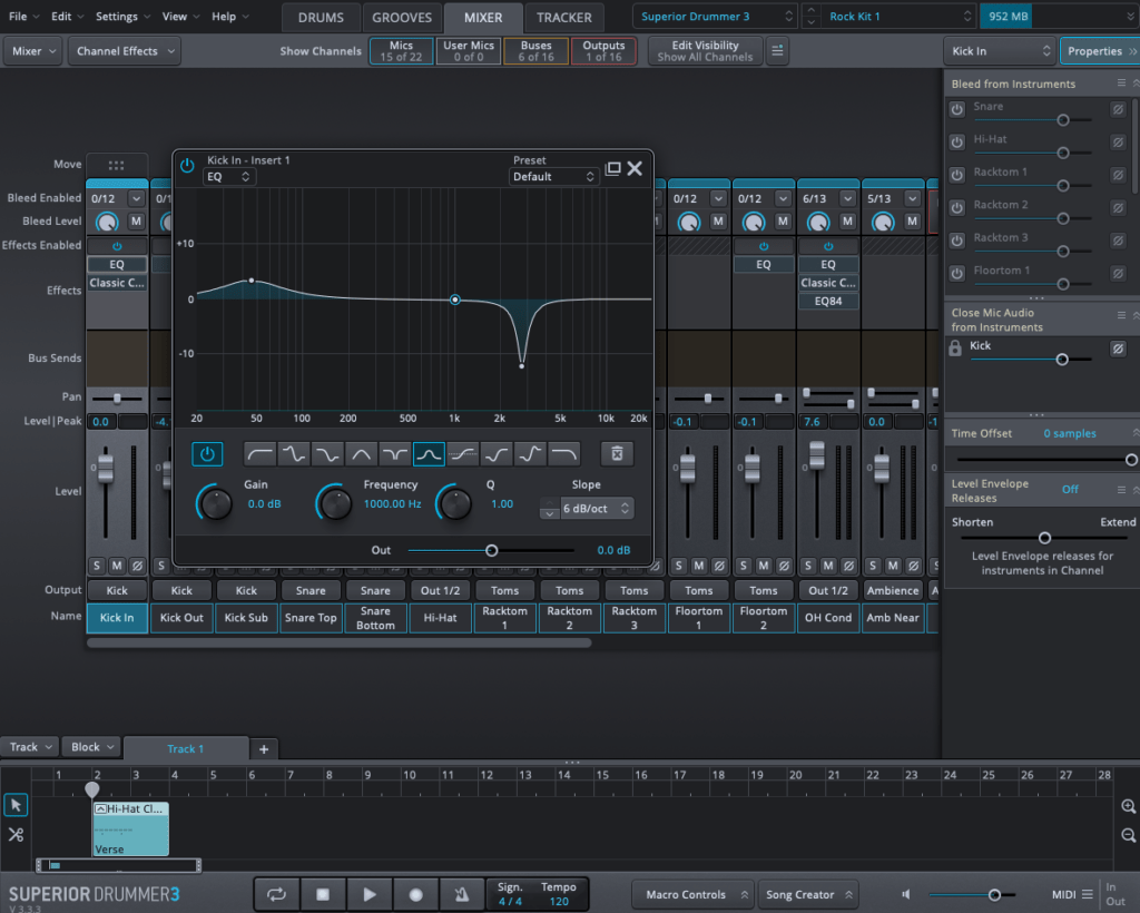 Bob rock preset for superior drummer 3.