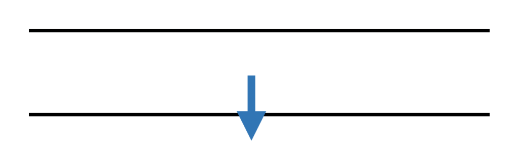 Alternate picking on electric guitar step 1: Pick the string